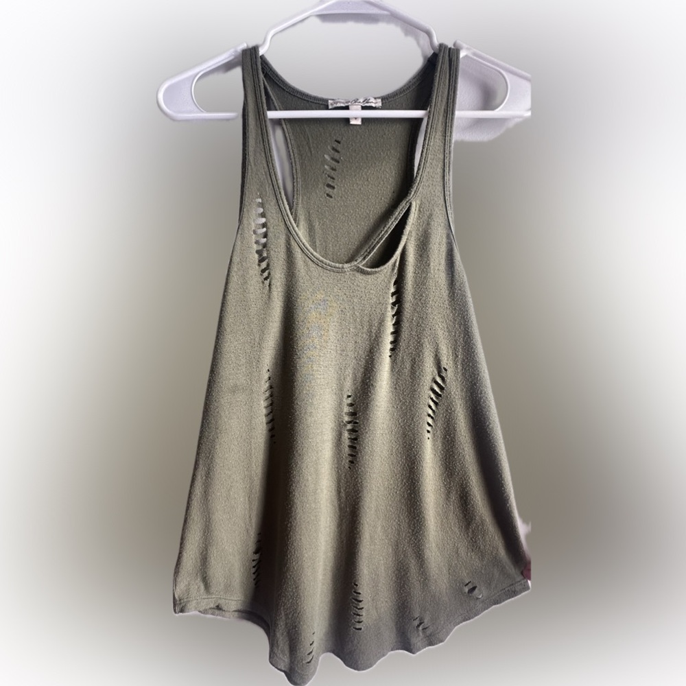 Express Distressed Tank Top